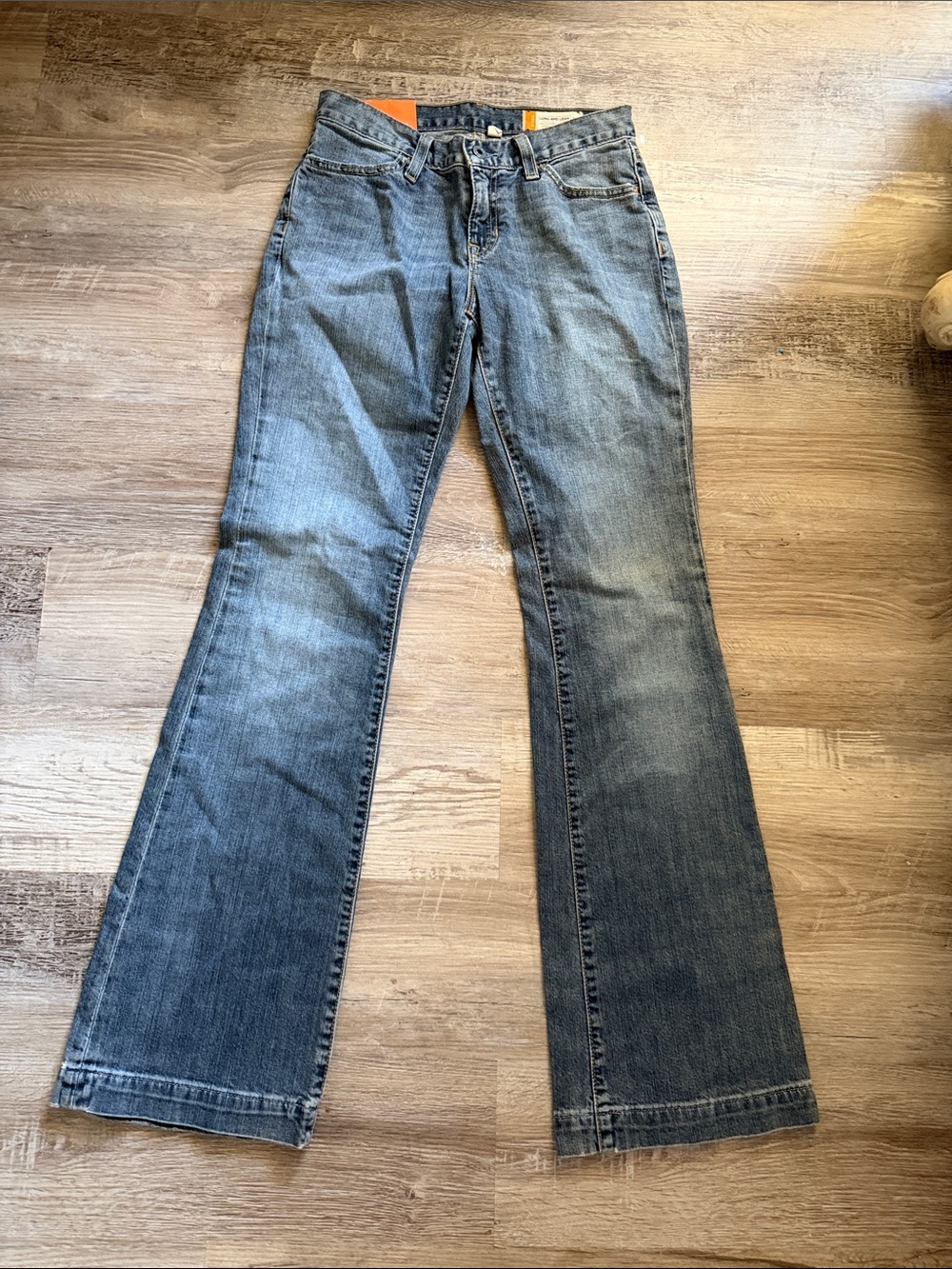 NWT Gap Long And Lean Mid Rise Fitted Flare Jeans